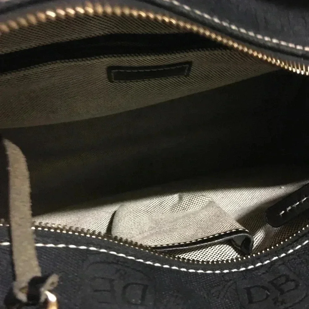 Dooney & Bourke DB Signature print canvas satchel